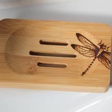 Load image into Gallery viewer, Bambo Soap Dish - Dragonfly
